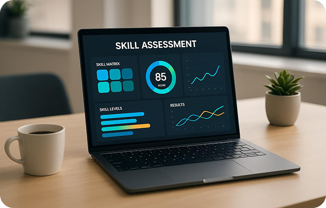 AI CV Screening - Isometric illustration of AI sorting resumes